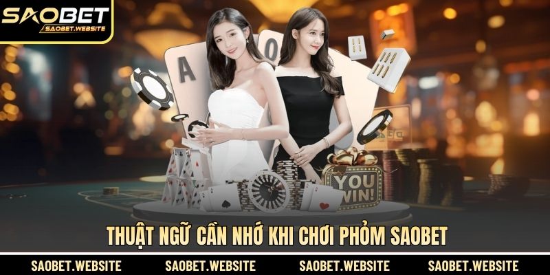 Thuật ngữ cần nhớ khi chơi Phỏm SAOBET